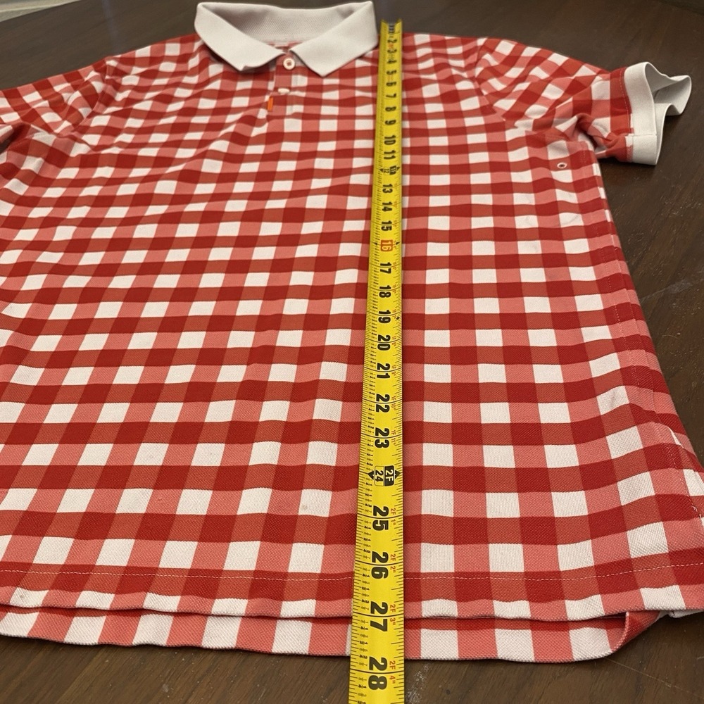 Nike Dri-FIT Victory Men's Printed Polo Red White Size LARGE DH0650-657 - Picture 13 of 14
